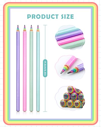 12 lápices de colores HB #2 ecológicos para dibujo miniatura 2