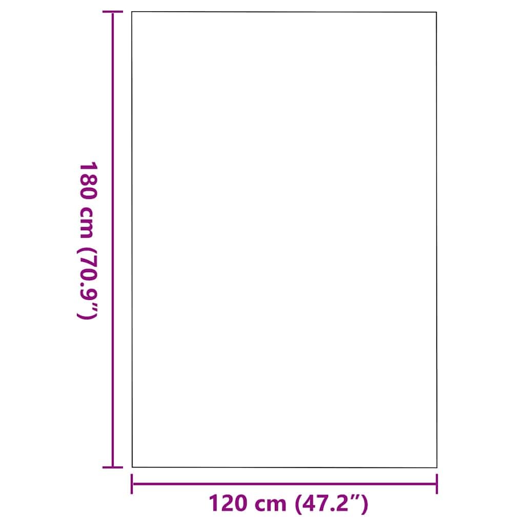 Czarna wycieraczka 120 x 180 cm 100% poliamid do wejścia