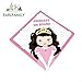 JYIP 13 cm x 12 cm Car Styling Personalizzato Capelli Castana Rosa Adesivo per Auto Principessa a Bordo Kleine Prinzess Graphic