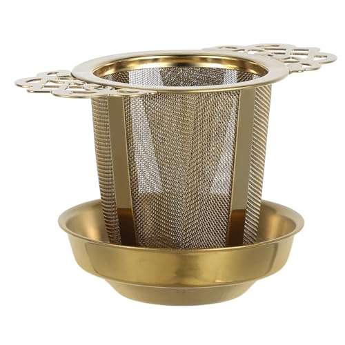 Happyyami 1 Juego De Infusores De Té Y Juego De Té De Té Infusor De Té Suelto Filador De Filtro De Té De Té De Té Con Tazón Con Tazón De Goteo