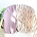 LifeTree Muslin Baby Lounger Cover, Newborn Slipcover Lounger Cover for Boys Girls Infant, Soft Organic Cotton, Cover Only, Lavender and Mauve Pattern, 30.7in x 20in