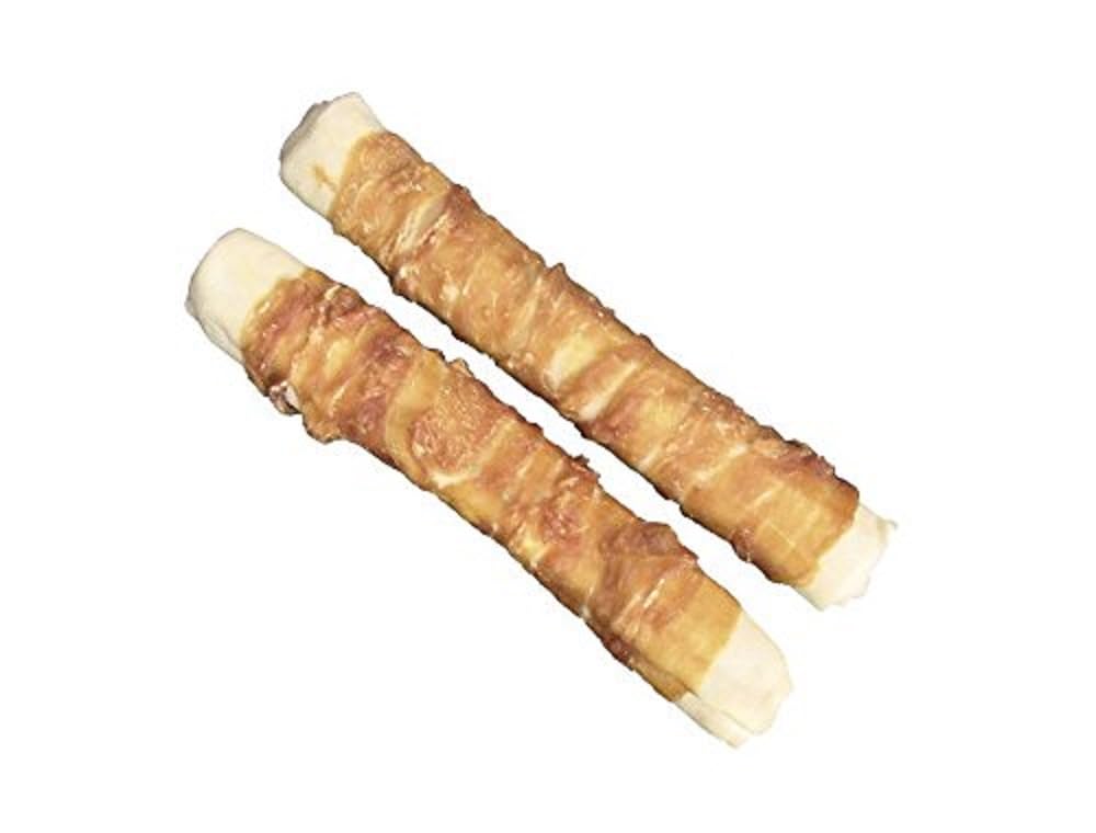 Nobby STARSNACK Barbecue Wrapped Chicken L Approx. 24.0 cm x 40 mm, Pack of 2, Approx. 285 g