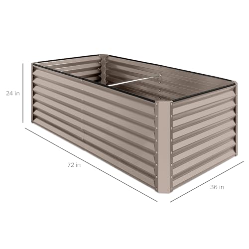 Best Choice Products SKY7324 6X3X2Ft Outdoor Metal Raised Garden Bed, Deep Root Box Planter thumb #6