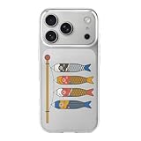 iPhone17 Pro用ケース 和風 鯉のぼり TPU 携帯カバー アイフォン17 Pro用ケース ワイヤレス充電対応 耐衝撃 軽量 撥水 全面保護 脱着簡単 傷汚れ防止 落下防止 おしゃれ かわいい 贈り物