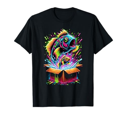 Rave Dance Moves Techno Trance EDM Festival Fish Little Fish T-Shirt