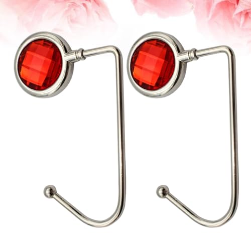 PartyKindom 2 Pçs Bolsa Gancho Bolsa Cabide Para Mesa Elegante Longo Bolsa Titular Para Meninas Femi