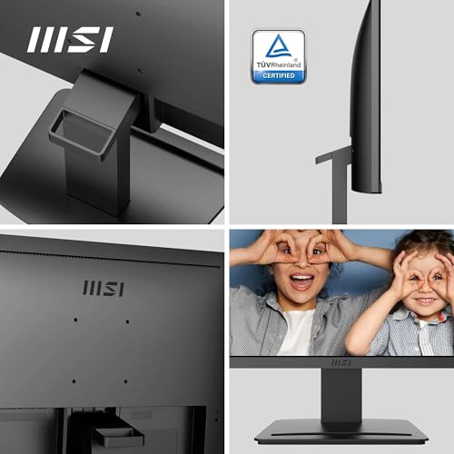 MSI PRO MP223 E2 21.45-Inch Full HD Office Monitor - 1920 x 1080 Resolution, 100Hz, Eye-Friendly Screen, Tilt-Adjustable - HDMI™ 1.4b, DisplayPort 1.2a - Image 4