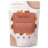 Waka Quality Instant Coffee — Maple Chocolate Flavored — 100% Arabica Freeze Dried Beans — No Sugar