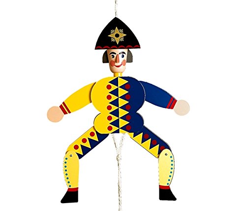 Rudolphs Schatzkiste Holzspielzeug Hampelmann Hofnarr bunt Höhe=80cm NEU Spielfigur Hampelfigur Holzfigur Holzspielzeug Holzgestaltung Kreativ Spielsortiment Spiele Holz Seiffen Erzgebirge Sp