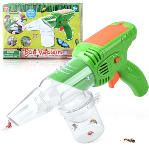 PLAY Kinder Insektenfänger, Insekten Pistole mit Becherlupen, Bug Catcher mit...