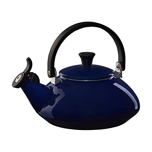 Le Creuset Enamel On Steel Zen Tea Kettle, 1.6 qt., Indigo