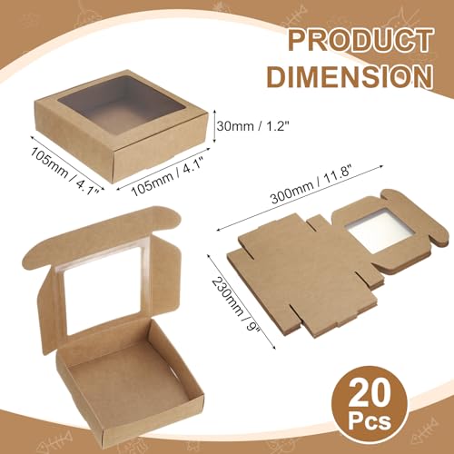 Mini boîtes en papier kraft polyvalentes pour emballage cadeaux invités - 2