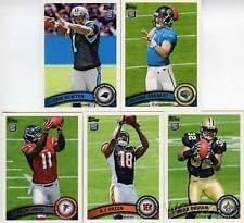 2011 Topps Football 5 Card Rookie Variation Pack From Factory Set Inc Cam Newton, Julio Jones, A.J. Green, Blaine Gabbert, Mark Ingram Rc