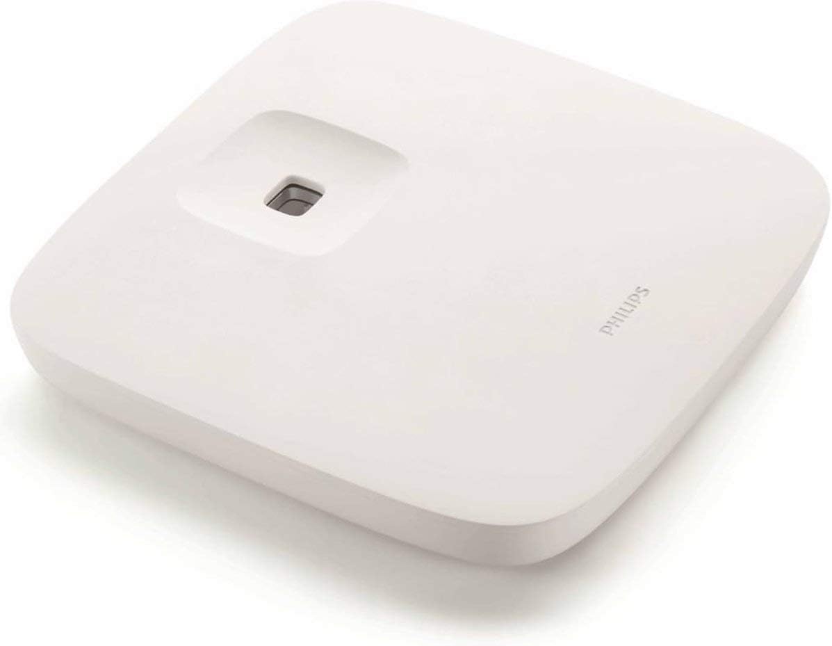 Close-up of the Philips Gadwall LED Desk Lamp base attachment