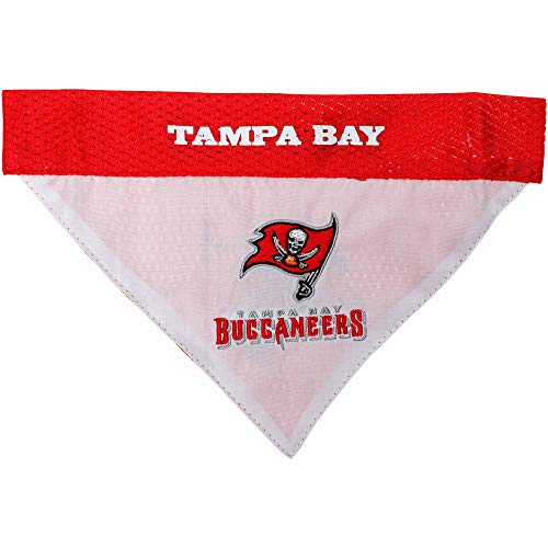 Pets First NFL DOG BANDANA – TAMPA BAY BUCCANEERS REVERSIBLE PET BANDANA. 2 Sided Sports Bandana with a PREMIUM Embroidery TEAM LOGO, Large/X-Large. – 2 Sizes & 32 NFL Teams available Pets First NFL DOG BANDANA – TAMPA BAY BUCCANEERS REVERSIBLE PET BANDANA. 2 Sided Sports Bandana with a PREMIUM Embroidery TEAM LOGO, Large/X-Large. – 2 Sizes & 32 NFL Teams available