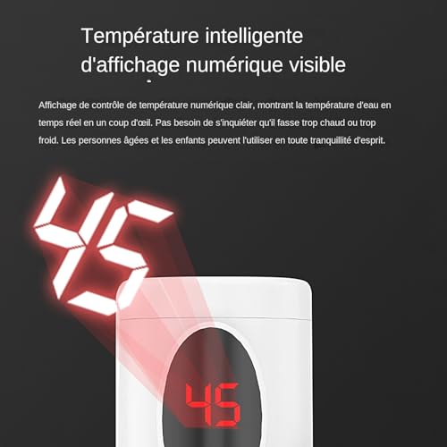 Robinet d'eau chaude instantanée : finie l'attente avec ce mitigeur LED