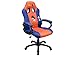 Sedile da Gioco A Secchio - Poltrona Gamer con Sedile ergonomico – Sedia Gaming da Ufficio Girevole - Licenza Ufficiale Dbz Dragon Ball Super - San GOKU Arancione e Blu - PC