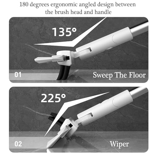 Image of 7Seas Soft Rubber Blade Floor and Window Glass Cleaning Wiper with Telescopic Handle | Multifunctional Magic Squeegee Broom for Solar Panel Cleaning | Terrace and Backyard Water Cleaning Wiper