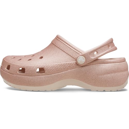 Image of Crocs Women's Classic Platform Glitter Clog
