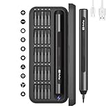 Electric Precision Screwdriver Set with Magnetic Bits & Storage | Precision Repair Tools for Electronics, Phone, Camera, Laptop, Watch | 25 S2 Screw bits
