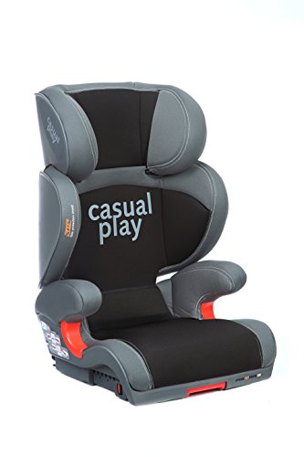 Casualplay Polaris Fix - Silla de coche, grupo 2/3, color gris y negro