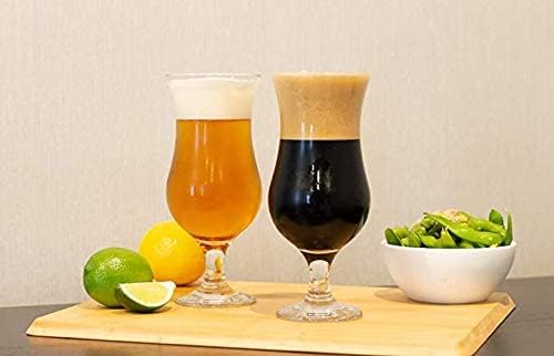 Jogo 6 Taças De Coquetel Copo Vidro Cerveja Chopp Drinks Fiesta 460ml