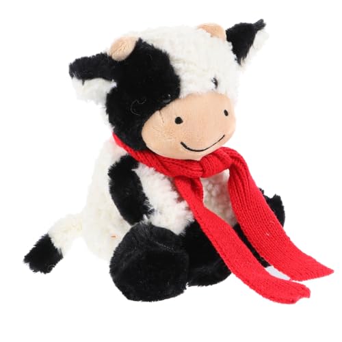 UPKOCH muñeco de Vaca de Peluche Toys plushies Muñeco Decorativo muñeco de Peluche Juguetes de Peluche Juguete de muñeca Juguete de la muñeca de los Material de Felpa Black