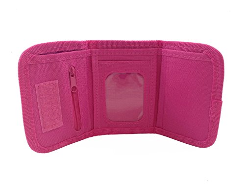 Disney Frozen Elsa and Anna Tri Fold Kids Wallet Hot Pink
