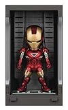 figura iron man mark 50 Fabricado en PVC, 8 cm Figura Hall of Armor Iron Man Mark Vi 8 cm. Iron Man 3. Beast Kingdom Toys. Mini Egg Attack. con luz