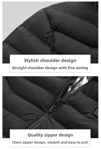 Heated Hoodie for Men Women Heated Jacket with 3 Heating Levels Multiple Heating Zones Lightweight Zip Coat Outdoor3