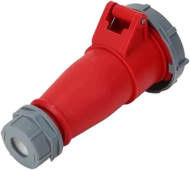 5PCS Industrial Plug IP44/67 Connector 3P 4P 5P 16A/32A Socket(32A Panel Angled,5 PCS IP44_3P)