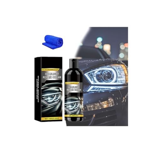 Headlight Restoration and Protection Renovation Treatment, Headlight Restoration Kit, Polishing Cleaner for Cars, Trucks, Motorcycles, RVs (1Pcs)