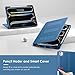 VIKESI Case for iPad iPad Pro 13-inch M5 or M4 Released in 2025 or 2024,Multiple Angles Magnetic Stand Cover,Shockproof Soft Back,Pencil Holder,and Auto Sleep/Wake, Blue