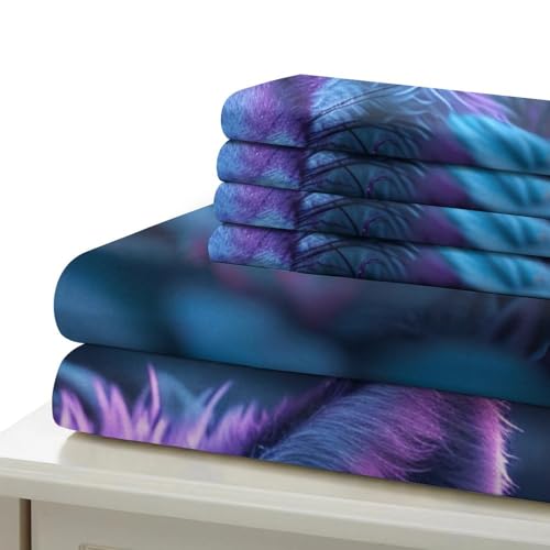 Housse de couette Renard de la Jungle de qualité supérieure en microfibre douce