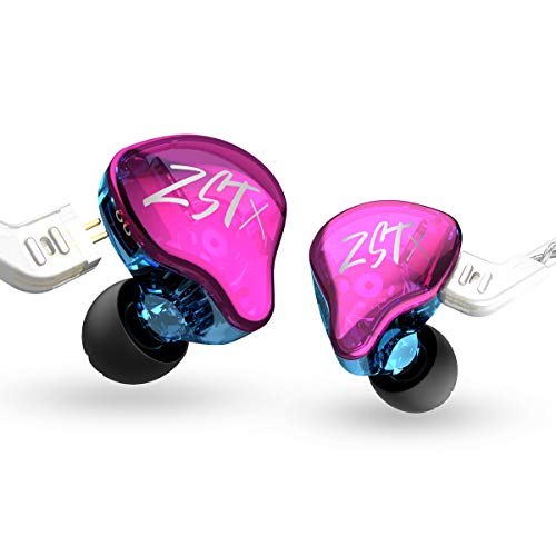 KZ ZSTX�w�b�h�Z�b�g1BA + 1DD�h���C�o�[�n�C�u���b�hHIFI�x�[�X�C���t�H���C���C���[���j�^�[�m�C�Y�L�����Z�����O�X�|�[�c�C���z���⃁�b�L�P�[�u��(�p�[�v���A�}�C�N�t��)