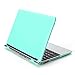 GMYLE Turquoise Blue Hard Case Frosted for Samsung ARM 11.6" Chromebook Series 3 XE303C12 - Rubber Coated Hard Case Cover (Not Fit For Samsung Chromebook 2 11.6" XE503C12)