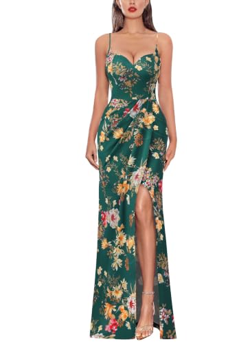 Image of VFSHOW Womens Sexy Spaghetti Strap Formal Prom Evening Gala Long Maxi Dress
