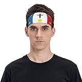 Flag of The Pascua Yaqui Tribe of Arizona Headband for Men Women Sport Sweatband for Travel Yoga Fitness Cycling Basketball Football Exercise Moisture Wicking Hairbands