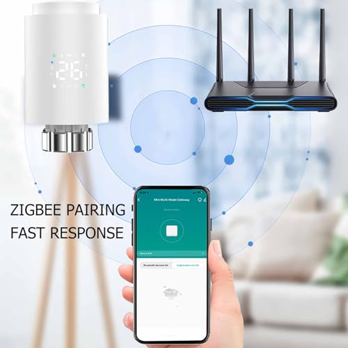 Vanne thermostatique programmable TRV chauffage connecté application et voix