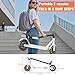 Qlaway Electric Scooter with Seat, 350W Motor, Top Speed 19Mph(31km/h), Max 22 Miles Ranges, 350W Motor, 8.5