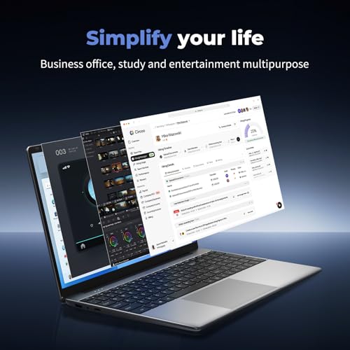 MOONFISH 2026 Laptop Computer Window 11 Pro, 15.6 Inch Lap Top, 16GB RAM 256GB SSD Trational PC Notebook, Office 365, Business, School, Work, Student, Kids - Image 4