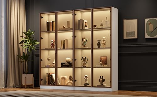 OKMYHOME Vitrina de 160 x 40 x 160 cm –...