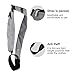 VADOO Anti-Theft Crossbody Bags for Women, Shoulder Sling Bag for Men (Grey)