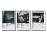 Generisch A Set Of 3 Morgan Poster Wallen Music Album Cover 