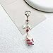 Fashionable Christmas Santa Clauses Flocking Keychain With Star Bowknot Soft Plush Charm Accessory for Bags