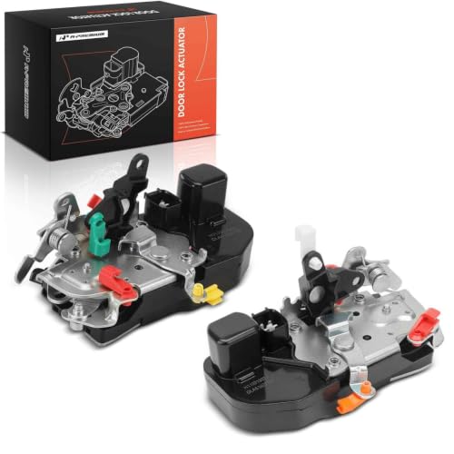 Image of A-Premium Door Latch Lock Actuator Compatible with Dodge Vehicles - Dakota 2000-2004, Durango 1998-2003 - Front Driver and Passenger Side, 2-PC Set, Replace# 55256713AB, 55256712AB