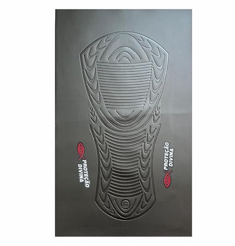 Capa banco de moto emborrachada 3D Preta universal Proteção Divina