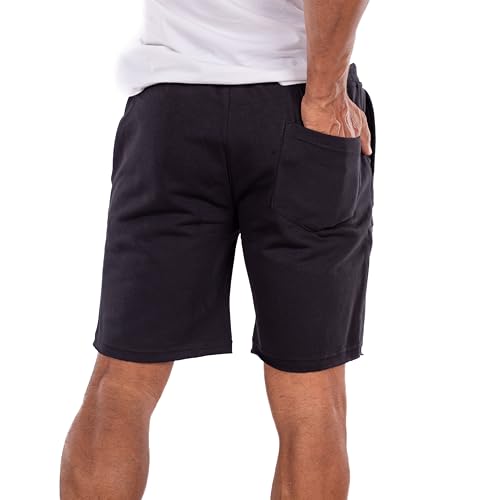 Cotton Shorts From White Eagle Men's Premium Cotton Shorts (Black,L”70KG”)