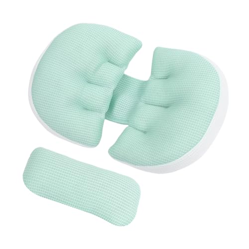 KOMBIUDA 1Set Pregnancy Support Pillow Maternity Waist Cushion for Side Sleeping Comfortable Relief for Pregnant Women with Special Lumbar Design
