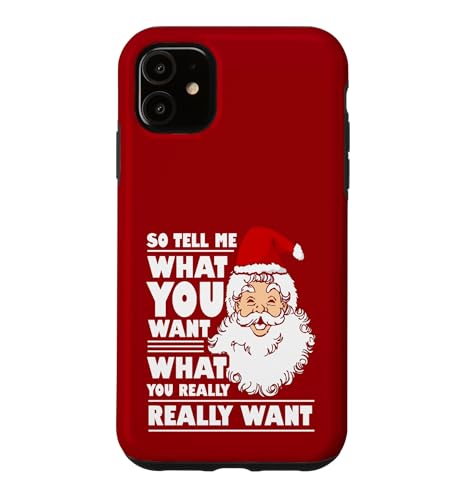 Santa Claus Tell Me What You Want �ʔ����N���X�}�X �X�}�z�P�[�X iPhone 11 �p